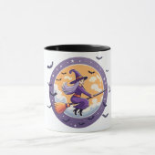 かわいい魔女とこうもり マグカップ (中央)