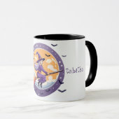 かわいい魔女とこうもり マグカップ (正面右)