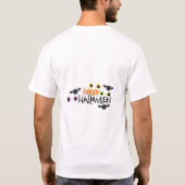 かわいい魔女のオバケ Tシャツ (裏面)