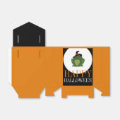 かわいい魔女のカエル、ハロウィン フェイバーボックス (折り畳みなし)