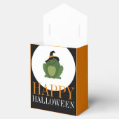かわいい魔女のカエル、ハロウィン フェイバーボックス (オープン)