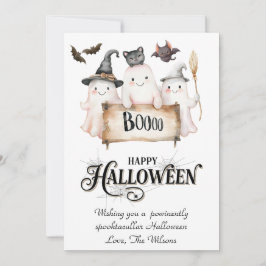 かわいい魔女のハロウィンカード シーズンカード