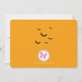 かわいい魔女のハロウィンパーティー 招待状 (裏面)