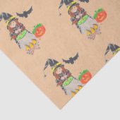 かわいい魔女のハロウィン ティッシュペーパー 薄葉紙 (詳細)