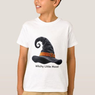 かわいい魔女の帽子 ハロウィン スプーキーTシャツ Tシャツ