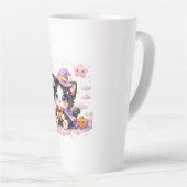かわいい魔女の雲の子猫 カフェラテマグ (右アングル)