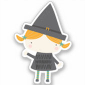 かわいい魔女シール シール (正面)