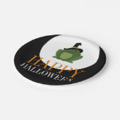 かわいい魔女トワッドハッピーハローウィン ペーパープレート (アングル)