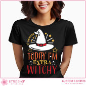 かわいい魔女ハットエクストラウィッチハロウィーン Tシャツ