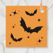 かわいい魔女ハッピーハローウィントリートアオートまたはトリートオファス フェイバータグ (裏面)