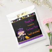 かわいい魔女ハロウィーンの衣装パーティー フェイバーバッグ (封をした状態)