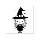かわいい魔女ハロウィーン ラバースタンプ (インプリント)