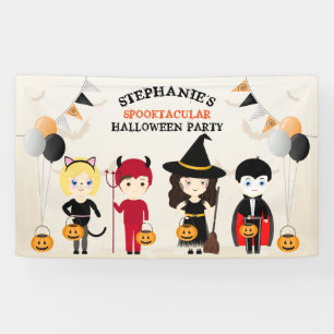 かわいい魔女ハローウィンパーティ 横断幕