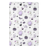 かわいい魔女パターン ミニクリップボード (裏面)