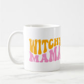かわいい魔女ママ モム ウィッチ ハロウィン コーヒーマグカップ (左)