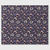 かわいい魔女ラッピング紙:魅力的なエレガンス ラッピングペーパー (フラット)