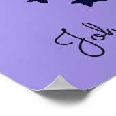 かわいい魔女名前をカスタムするハロウィーンポスター ポスター (角)