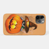 かわいい魔女猫とカボチャのハロウィーンの友達 Case-Mate iPhoneケース (裏面(横))