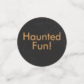 かわいい魔女猫とカボチャ誕生日 コンフェッティ (スモール正面)