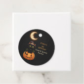 かわいい魔女猫とカボチャ誕生日 フェイバータグ (インサイチュ)