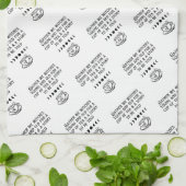 かわいい魔女白茶集めキッチンタオル キッチンタオル (折り畳み)