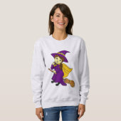 かわいい魔女 スウェットシャツ (正面フル)