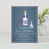 かわいい魔女 |ハロウィーン誕生日パーティーの招待 (スタンド正面)