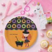 かわいい魔女 ペーパープレート (パーティー)