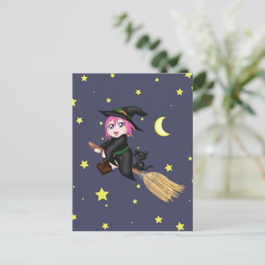 かわいい魔女 ポストカード (スタンド正面)