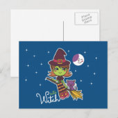 かわいい魔女 ポストカード (正面/裏面)