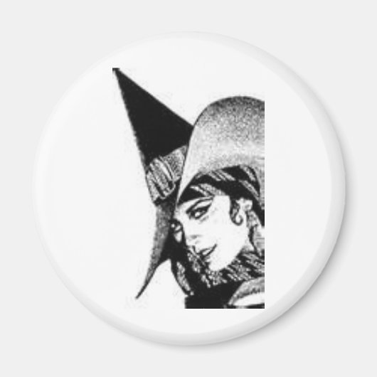 かわいい魔女 マグネット (正面)