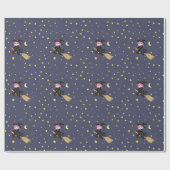 かわいい魔女 ラッピングペーパー (フラット)