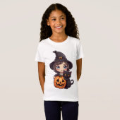 かわいい魔女 Tシャツ (正面フル)