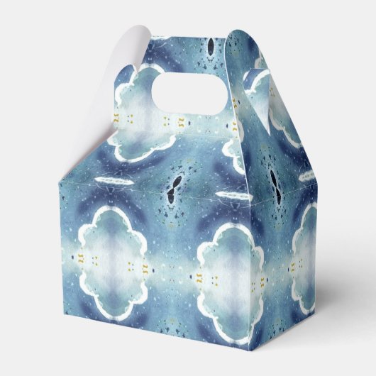 かわいい魔法のウィザードハットベイビーシャワー フェイバーボックス (裏面サイド)