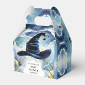 かわいい魔法のウィザードハットベイビーシャワー フェイバーボックス (正面サイド)