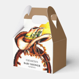 かわいい魔法のボホカウボーイ赤ちゃんシャワー フェイバーボックス