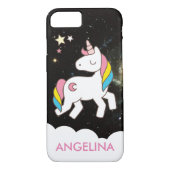 かわいい魔法のユニコーンを追加パーソナライズされた Case-Mate iPhoneケース (裏面)