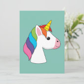 かわいい魔法のユニコーンカラフルヘア シーズンカード (スタンド正面)