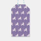 かわいい魔法のユニコーン誕生日ありがとう ギフトタグ (裏面)