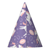 かわいい魔法のユニコーン誕生日パーティーハット パーティーハット (裏面)