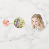 かわいい魔法のユニコーン3フォトバースデーパーティー コンフェッティ (裏面)