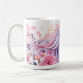 かわいい魔法のユニコーン コーヒーマグカップ (左)