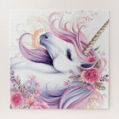 かわいい魔法のユニコーン ジグソーパズル (横)