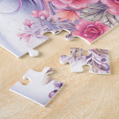 かわいい魔法のユニコーン ジグソーパズル (側面)