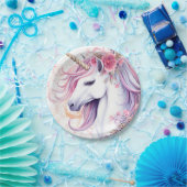 かわいい魔法のユニコーン ペーパープレート (パーティー)