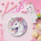 かわいい魔法のユニコーン ペーパープレート (パーティー)