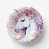 かわいい魔法のユニコーン ペーパーボウル (正面)