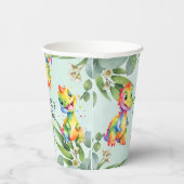 かわいい魔法のレインボー恐竜ハッピーバースデーパーティー 紙コップ (右)