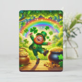 かわいい魔法のレプラカーンの聖パトリックの日 シーズンカード (スタンド正面)