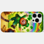かわいい魔法のレプラコーン聖パトリックの日 Case-Mate iPhoneケース (裏面 (横))